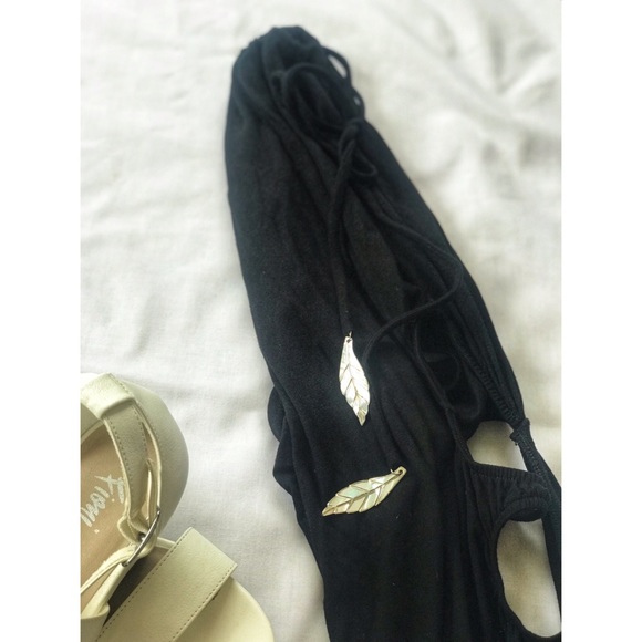 Indah Black Halter Maxi - Picture 2 of 8